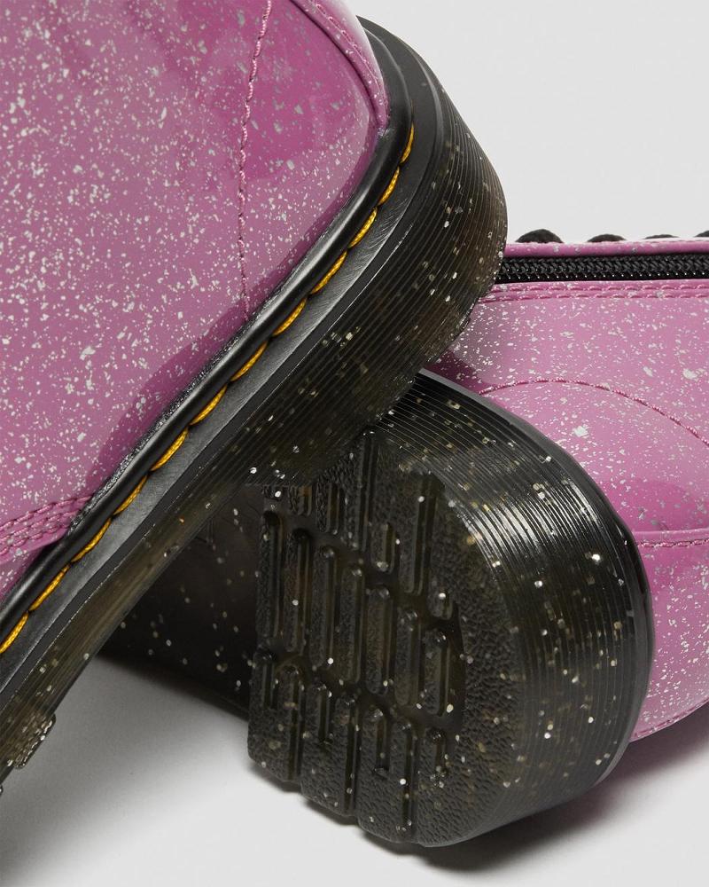 Dr Martens Junior 1460 Glitter Veterlaarzen Kinderen Roze | NL 145BEX